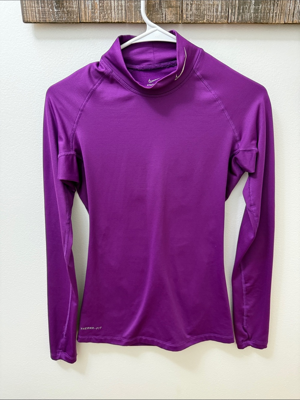 Nike Purple Therma-FIT Long Sleeve Performance Top
